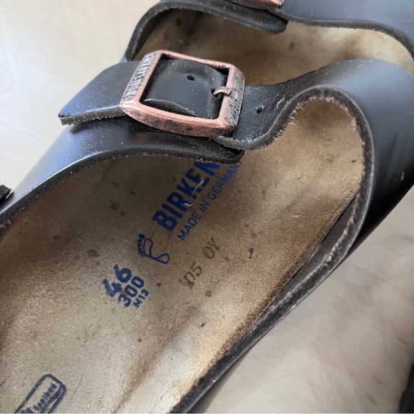 Birkenstock Men's Milano Buckle Sandals Leather Cork Size 13 - Picture 8 of 8